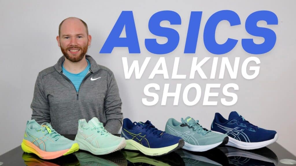 Picture of James McCormack providing a review of the Best Asics Walking Shoes