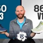 Picture of james mccormack sitting at a desk providing a review of the New Balance 860 v14 vs 13