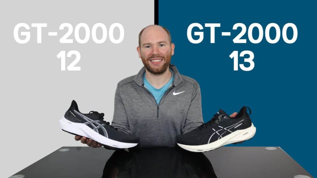 Picture of James McCormack sitting at a desk provide a Asics gt 2000 13 vs 12 review