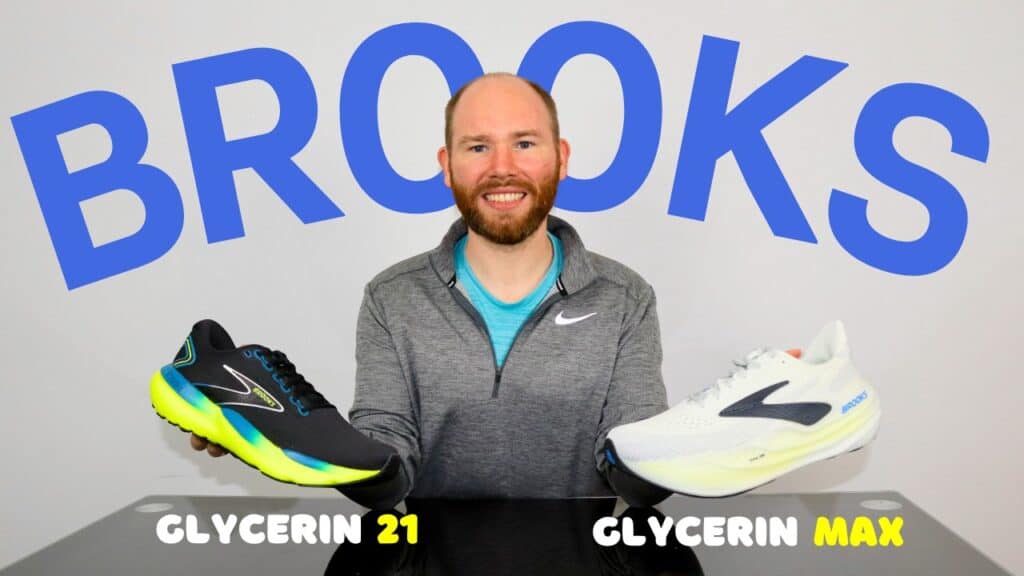 Picture of James McCormack providing a review of the Brooks Glycerin 21 vs Glycerin Max