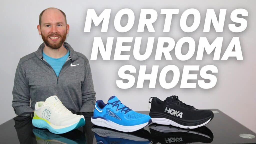 Picture of James McCormack sitting behind a desk providing a review of the 3 best Morton's Neuroma Shoes