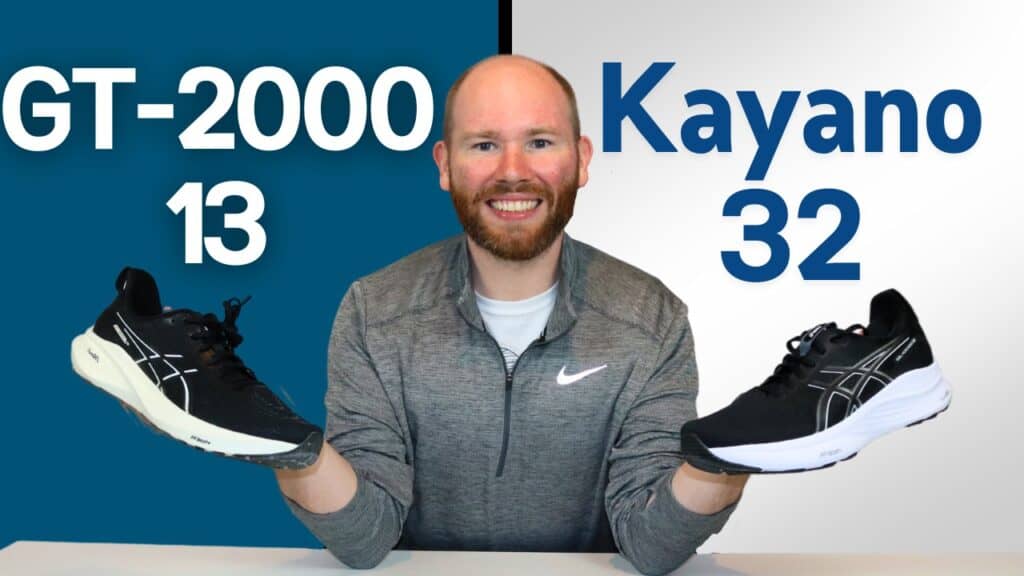 Picture of james mccormack providing a review of the ASICS Gel-Kayano 32 and GT-2000 13