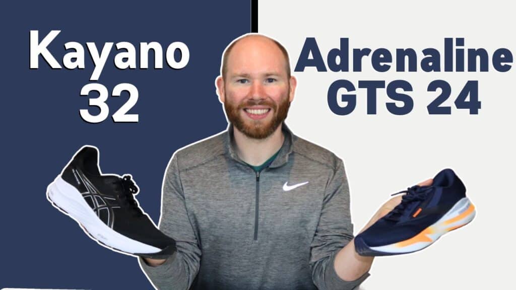 Picture of James McCormack providing a review of Brooks Adrenaline GTS 24 vs ASICS Gel-Kayano 32 Cover