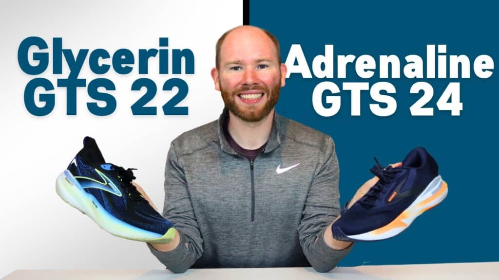 Picture of James McCormack providing a review of the Brooks Gelycerin GTS 22 vs Adrenaline GTS 24