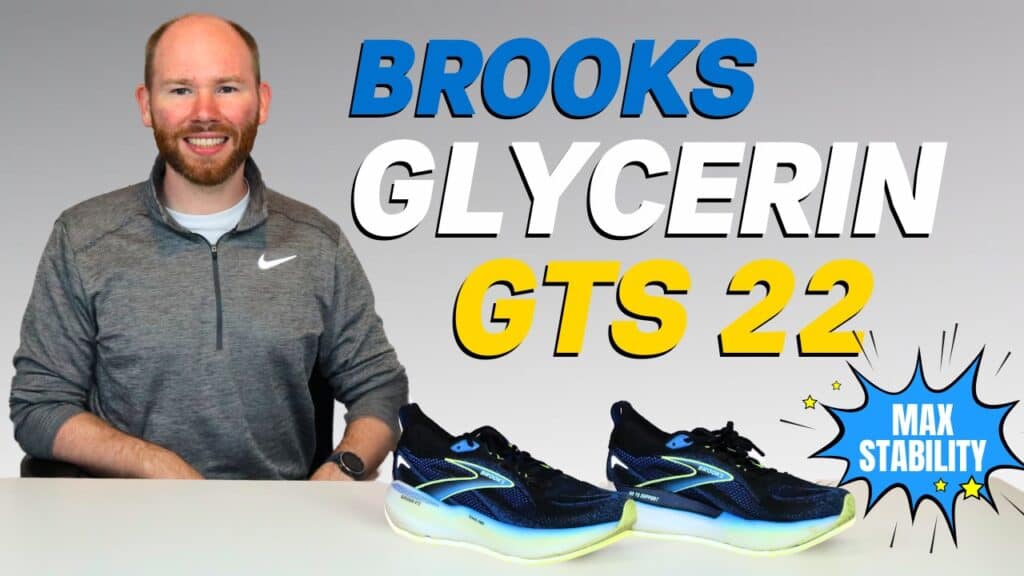 Photo of James McCormack holding the Brooks Glycerin GTS 22 for review