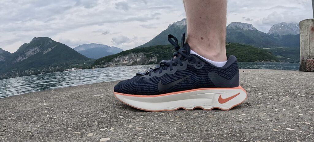 Picture of James McCormack wearing the nike motiva from the side