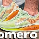 Cover photo of the nike vomero 18 in lime green and orange