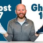 Cover photo of james mccormack holding the brooks ghost 17 and 16 for a show review