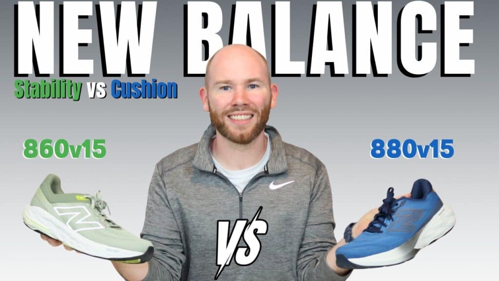 Cover photo for the New Balance 880v15 vs 860v14 review