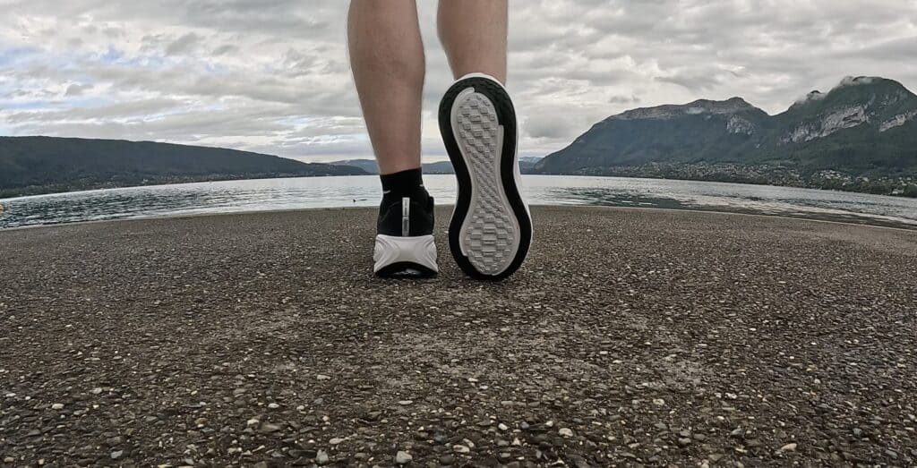 Photo of the outsole of the Nike Vomero Plus
