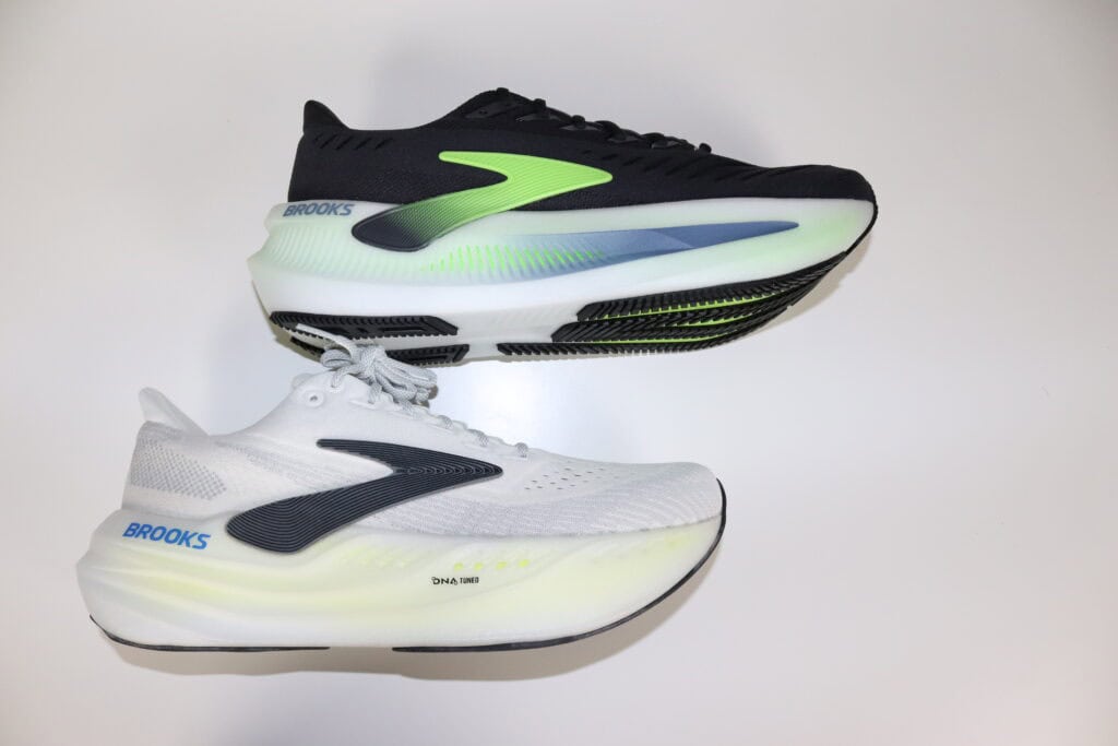 Brooks Glycerin Max 2 and 1 side by side