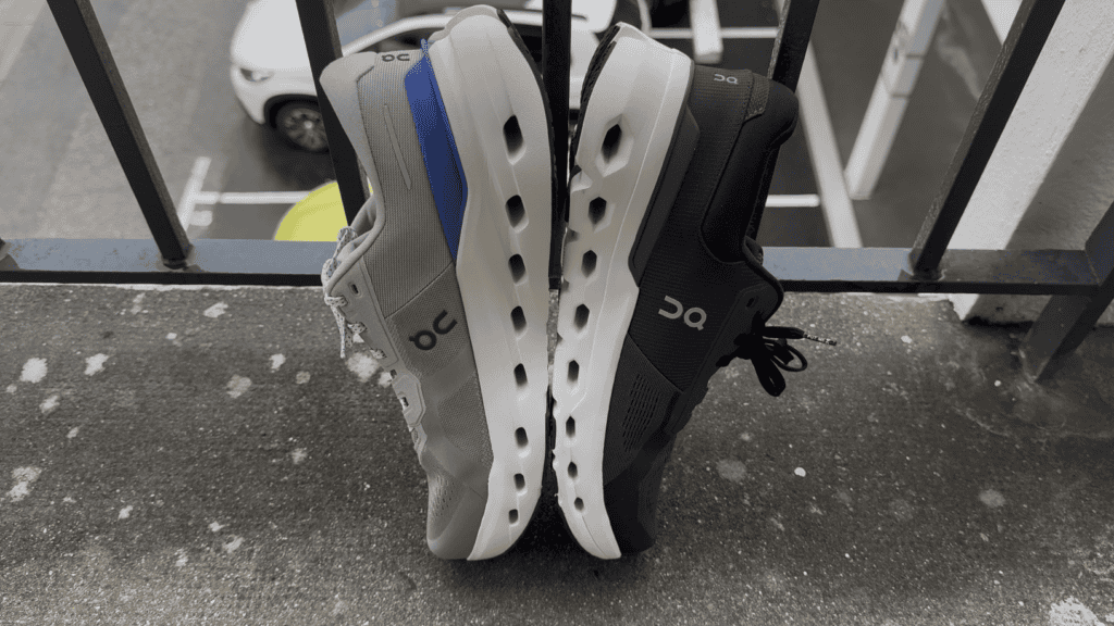 ON Cloudrunner 3 vs 2 side by side