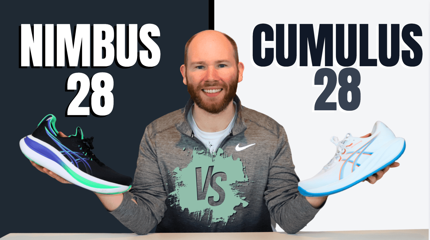 ASICS Gel-Nimbus 28 vs Gel-Cumulus 28 – closer than ever, but still very different