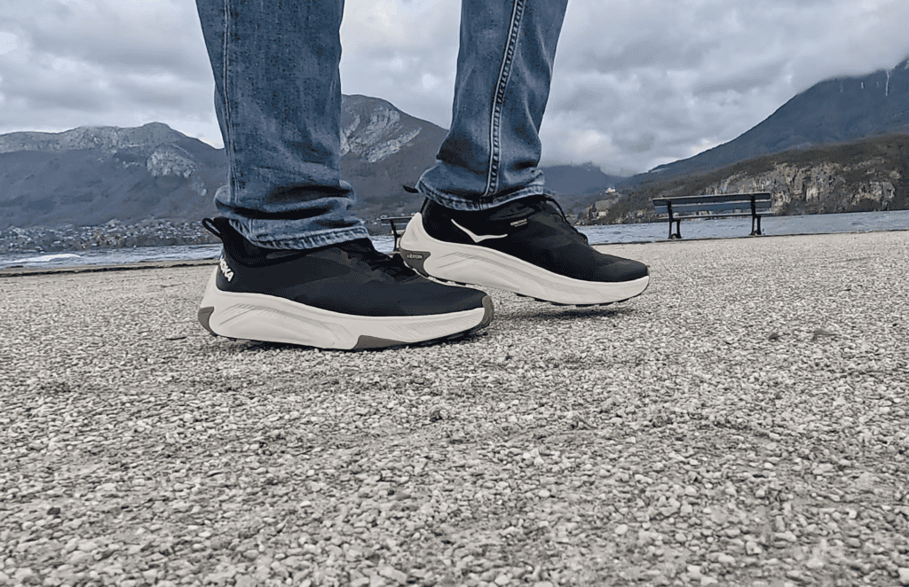 Photo of the Hoka Transport 2 walking scene