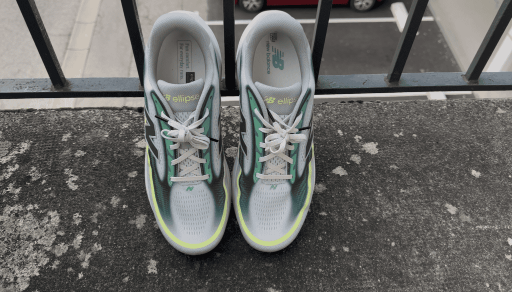 Photo of the uppers of the New Balance Ellipse 