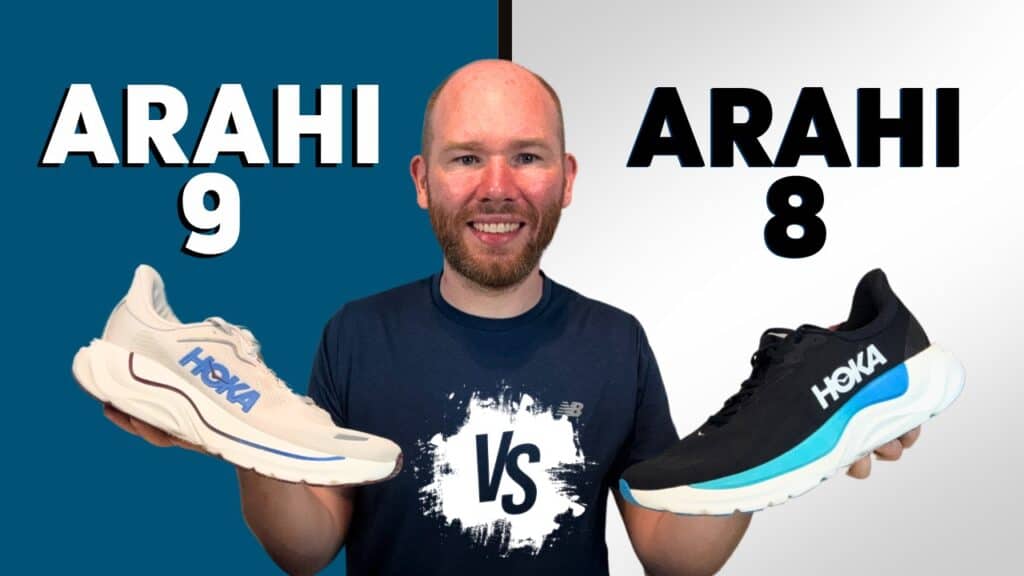 Hoka Arahi 9 vs 8 Cover Photo